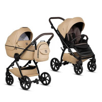 Универсальная коляска 2 в 1 Tutis Uno5 plus Leather Сollection Caramel